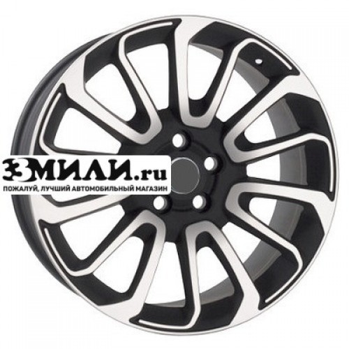 Диск 9.5x21 5x120 ET49 D72.6 Replay LR39 BKF