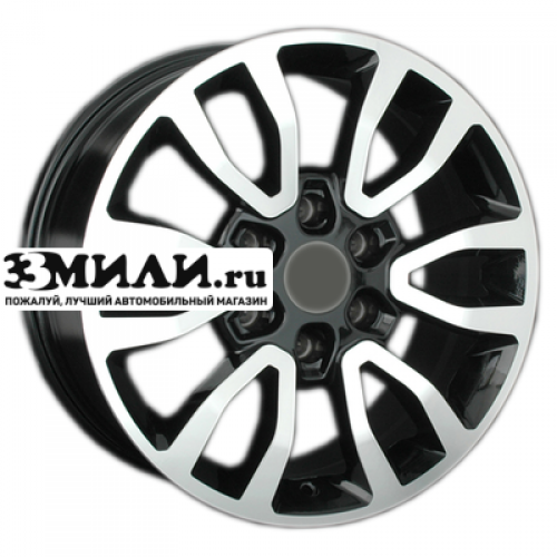 Диск 7.5x18 6x139.7 ET30 D106.1 Replay TY175 BKFP