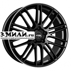 Диск 9.5x21 5x108 ET35 D63.4 Rial KiboX Diamant black lip polished