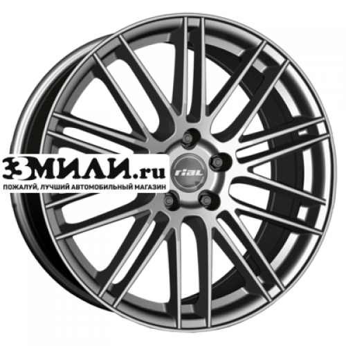 Диск 9.5x21 5x112 ET22 D66.5 Rial KiboX Metal Grey