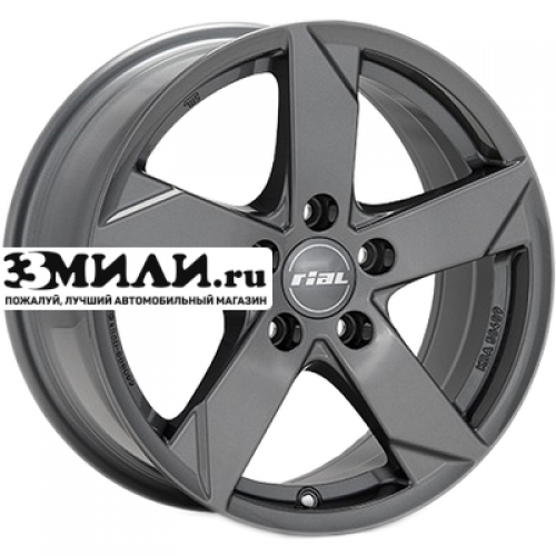 Диск 7.5x18 5x114.3 ET45 D60.1 Rial Kodiak Graphite
