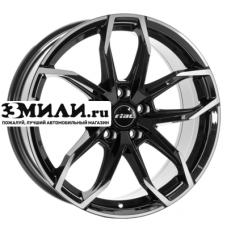 Диск 6.5x17 4x100 ET49 D54.1 Rial Lucca Diamant black front polished