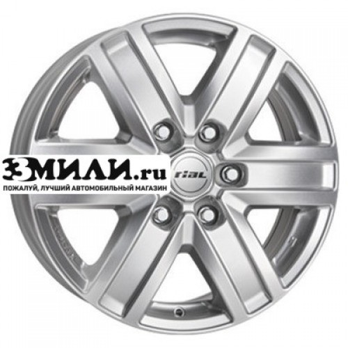 Диск 7x17 6x139.7 ET22 D100.1 Rial Transporter 6 Polar Silver
