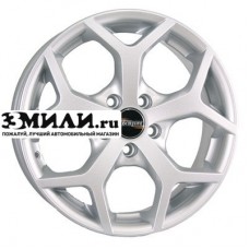 Диск 7.5x17 5x108 ET50 D67.1 Tech Line 721 Silver