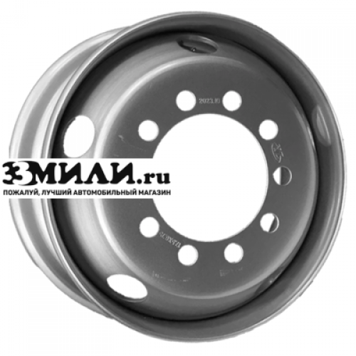 Диск 6.75x17.5 10x225 ET135 D176 ZEPP 6/230/180/116,4 Sil