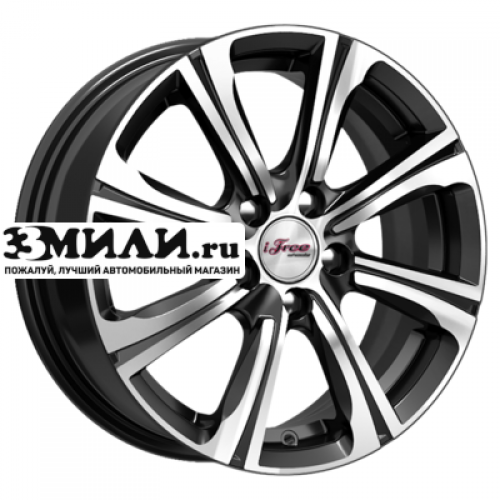 Диск 6x15 5x100 ET38 D57.1 iFree Апероль (КС862) Блэк Джек