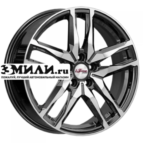 Диск 6.5x18 5x112 ET45 D57.1 iFree Бомбей (КС1075) Блэк Джек