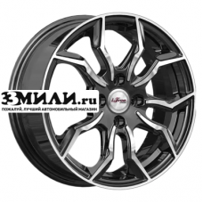 Диск 6x15 4x100 ET40 D60.1 iFree Бохо (КС1037) Блэк Джек
