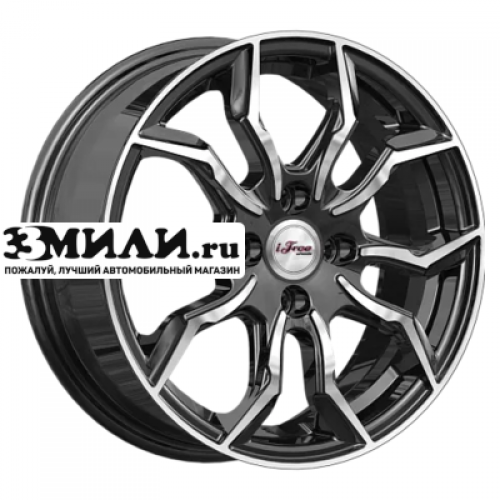 Диск 6x15 4x98 ET35 D58.5 iFree Бохо (КС1037) Блэк Джек