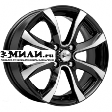 Диск 6x15 4x108 ET30 D65.1 iFree Дайс (КС696) Блэк Джек
