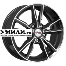 Диск 6.5x16 5x114.3 ET45 D67.1 iFree Икигай (КС865) Блэк Джек