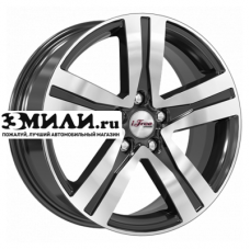 Диск 7x17 5x112 ET45 D57.1 iFree Rebel (КС913) Блэк Джек