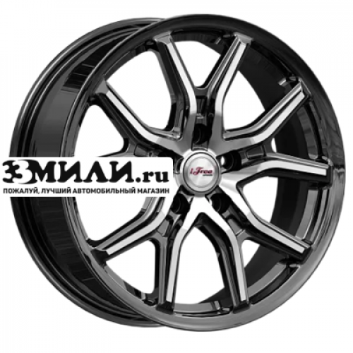 Диск 6.5x17 5x114.3 ET38 D67.1 iFree Страйк (КС1080) Блэк Джек