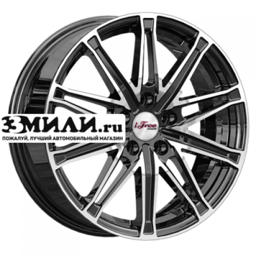 Диск 6.5x17 5x114.3 ET37 D66.6 iFree Виар (КС1065) Блэк Джек