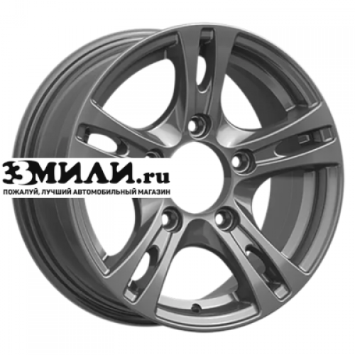 Диск 6.5x15 5x139.7 ET40 D98.5 СКАД Дюна (КЛ246) графит