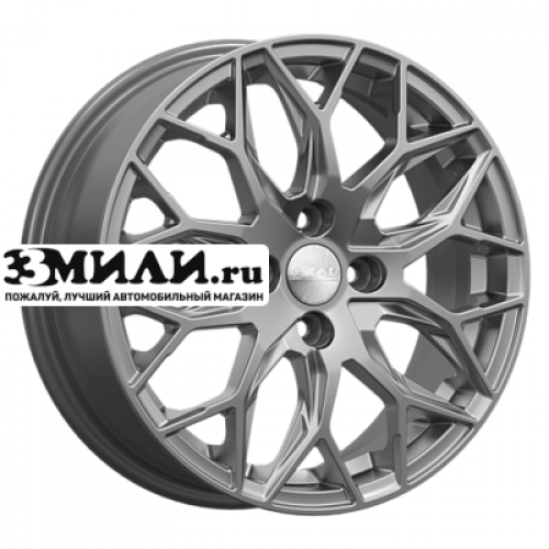 Диск 6x16 4x100 ET45 D60.1 СКАД Фабиан (КЛ373) Графит