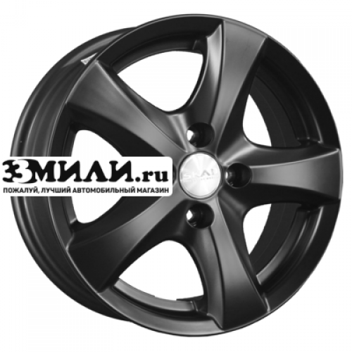 Диск 5.5x14 4x98 ET35 D58.6 СКАД Уран-2 (КЛ066) Черный бархат