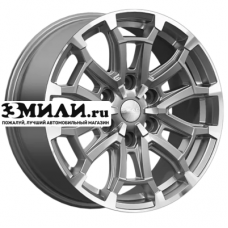 Диск 8x18 6x139.7 ET38 D67.1 СКАД Авилис (КЛ374) Алмаз графит