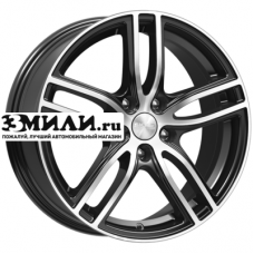 Диск 7x17 5x114.3 ET45 D66.1 СКАД Брайтон (КЛ311) Алмаз