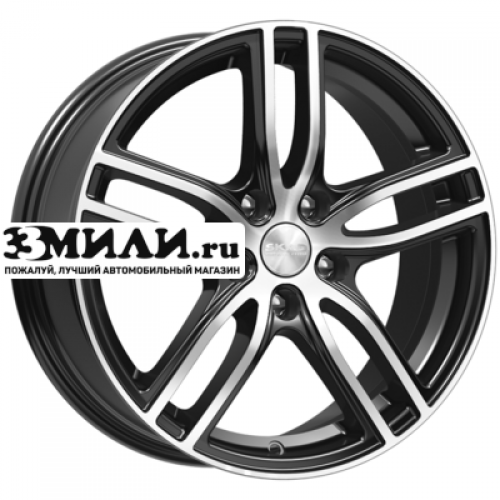 Диск 7x17 5x114.3 ET45 D66.1 СКАД Брайтон (КЛ311) Алмаз