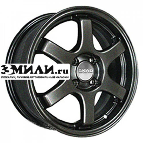 Диск 6x15 4x100 ET48 D54.1 СКАД Киото (КЛ249) графит