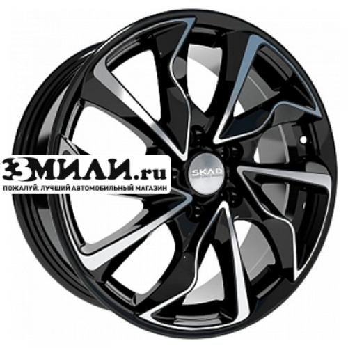 Диск 7x17 5x114.3 ET39 D60.1 СКАД Marseille (КЛ238) Алмаз