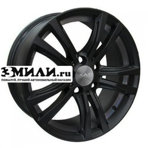 Диск 8x18 5x120 ET34 D72.6 СКАД Мюнхен (КЛ306) Черный бархат