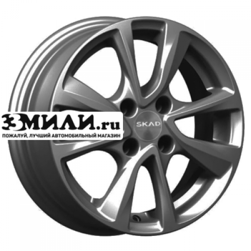 Диск 5.5x14 4x100 ET35 D67.1 СКАД Ницца (КЛ287) графит