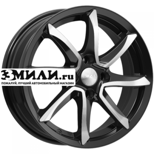 Диск 6x15 4x100 ET37 D60.1 СКАД Osaka (КЛ317) Алмаз