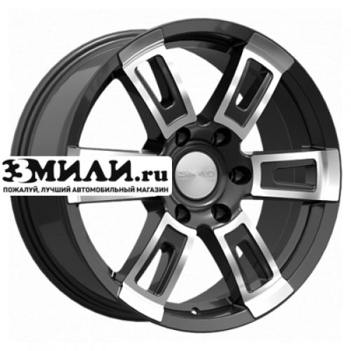 Диск 8x18 6x114.3 ET30 D67.1 СКАД Тор (КЛ252) Алмаз