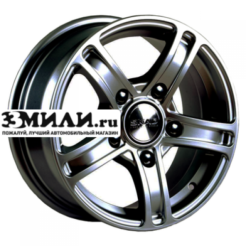 Диск 6.5x15 5x139.7 ET40 D98.5 СКАД Трофи (КЛ152) графит