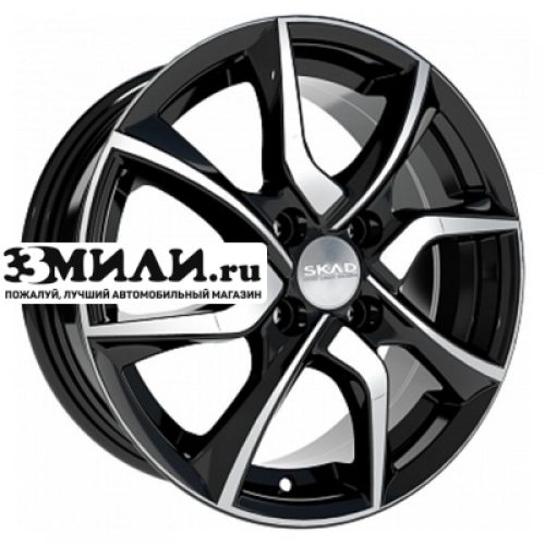 Диск 6x15 4x98 ET35 D58.6 СКАД Тулон (КЛ233) графит