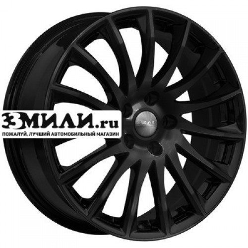 Диск 7x18 5x114.3 ET50 D67.1 СКАД Валенсия (КЛ282) Черный бархат