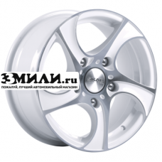 Диск 7x16 5x139.7 ET40 D98.5 СКАД Вихрь (КЛ162) Алмаз белый