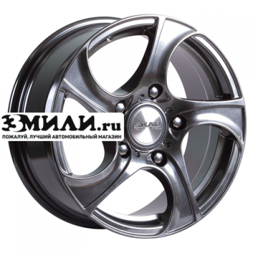Диск 7x16 5x139.7 ET40 D98.5 СКАД Вихрь (КЛ162) графит