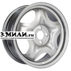 Диск 6.5x16 4x100 ET50 D60.1 ТЗСК Lada Vesta серебро
