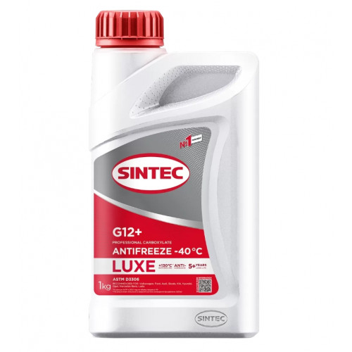 Охлаждающая жидкость Sintec Antifreeze Luxe G12+ red -40 (1 л)