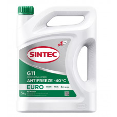 Охлаждающая жидкость Sintec Antifreeze Euro G11 green -40 (5 л)