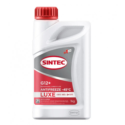 Охлаждающая жидкость Sintec Antifreeze Luxe G12+ red -45 (1 л)