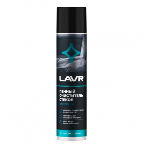 Пенный очиститель стекол антистатик LAVR (400 мл)