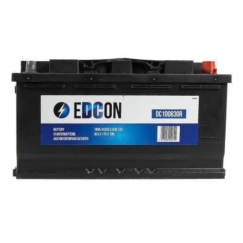 Аккумулятор Edcon 100Ah 830A (R)