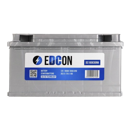 Аккумулятор Edcon 100Ah 830A (R)