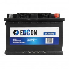Аккумулятор Edcon 70Ah 640A (R)
