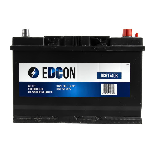 Аккумулятор Edcon 91Ah 740A (R)