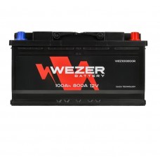 Аккумулятор WEZER 100Ah 800A (R)
