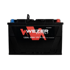 Аккумулятор WEZER 120Ah 850A (R)
