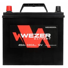 Аккумулятор WEZER 45Ah 330A (L)

