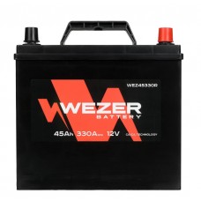Аккумулятор WEZER 45Ah 330A (R)
