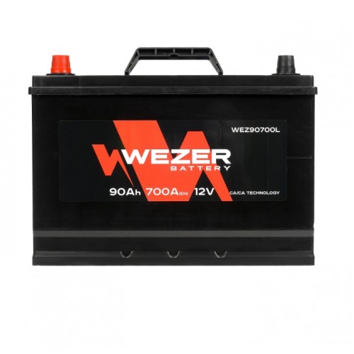 Аккумулятор WEZER 90Ah 700A (L)