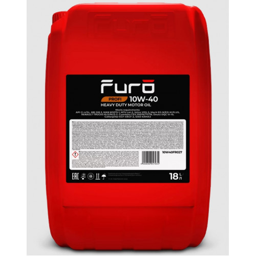Моторное масло Furo PROFI 10W-40, 18 литров